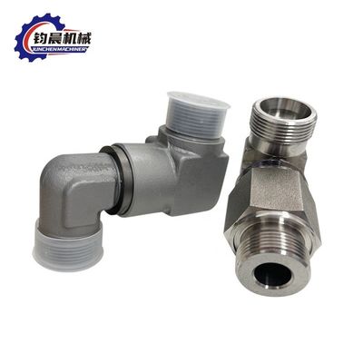 Hexagon Head Carbon Steel 90 Degree Elbow Flange Connection Pressure Thread Pipe Joint