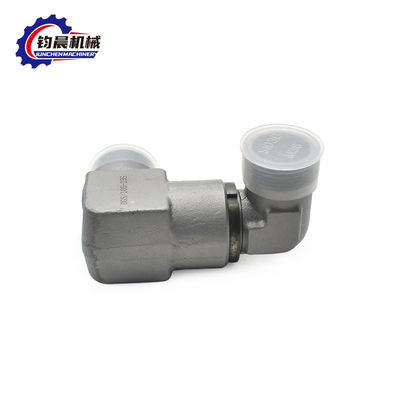 Hydraulic Carbon Steel 90 Degree Elbow with Flange Connection and Thread Pipe Joint