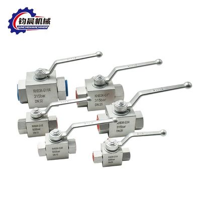 High Pressure Ball Valve KHB3K-G1/4 500bar Werkseitige Direkt Versorgung BALL Structure