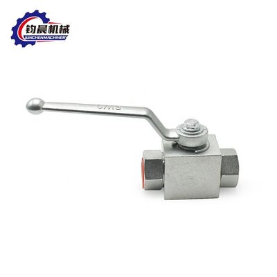 Ball Valve KHB 3-Way Shut-Off Ball Valve Made Of Carbon Steel For Gas / Water / Oil