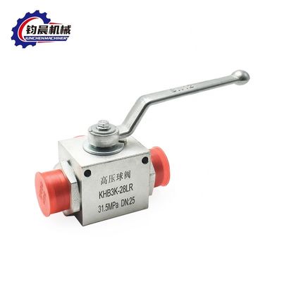 Gas/Water/Oil Media High Pressure Hydraulic Ball Valve KHB3K-28LR with Internal Thread