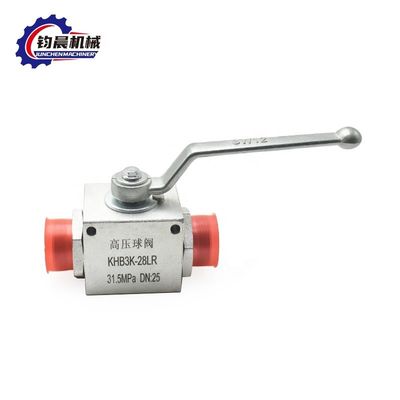 Gas/Water/Oil Media High Pressure Hydraulic Ball Valve KHB3K-28LR with Internal Thread