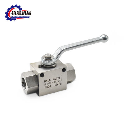 High Pressure Carbon Steel Ball Valve KHB-G1/2 F304 32MAP for Hydraulic Applications