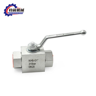 KHB-G1'' 315bar DN 25 High Pressure Ball Valve for Gas/Water/Oil High Temperature