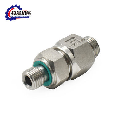 Stainless Steel 316/304 Natural Gas Spring Check Valve With BALL Structure