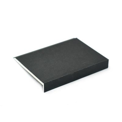 Non-Slip Carborundum Aluminum Alloy Stair Strip For Heavy Duty Traffic